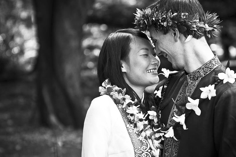 Hawaii Garden Wedding, Foster Botanical Garden