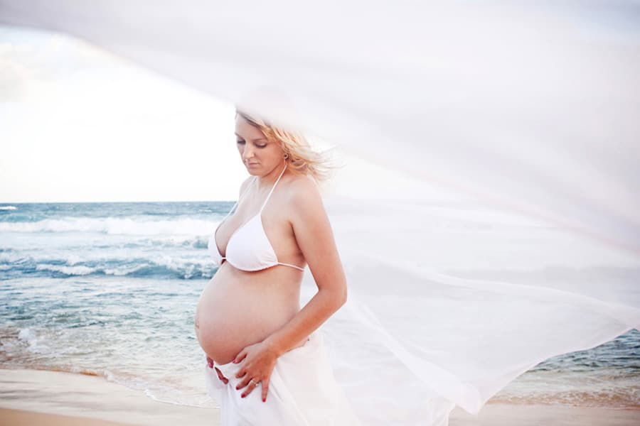 Hawaii Beach Photos, maternity photography 