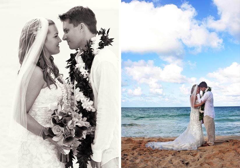 Hawaii wedding photography at Waimanalo Beach Park