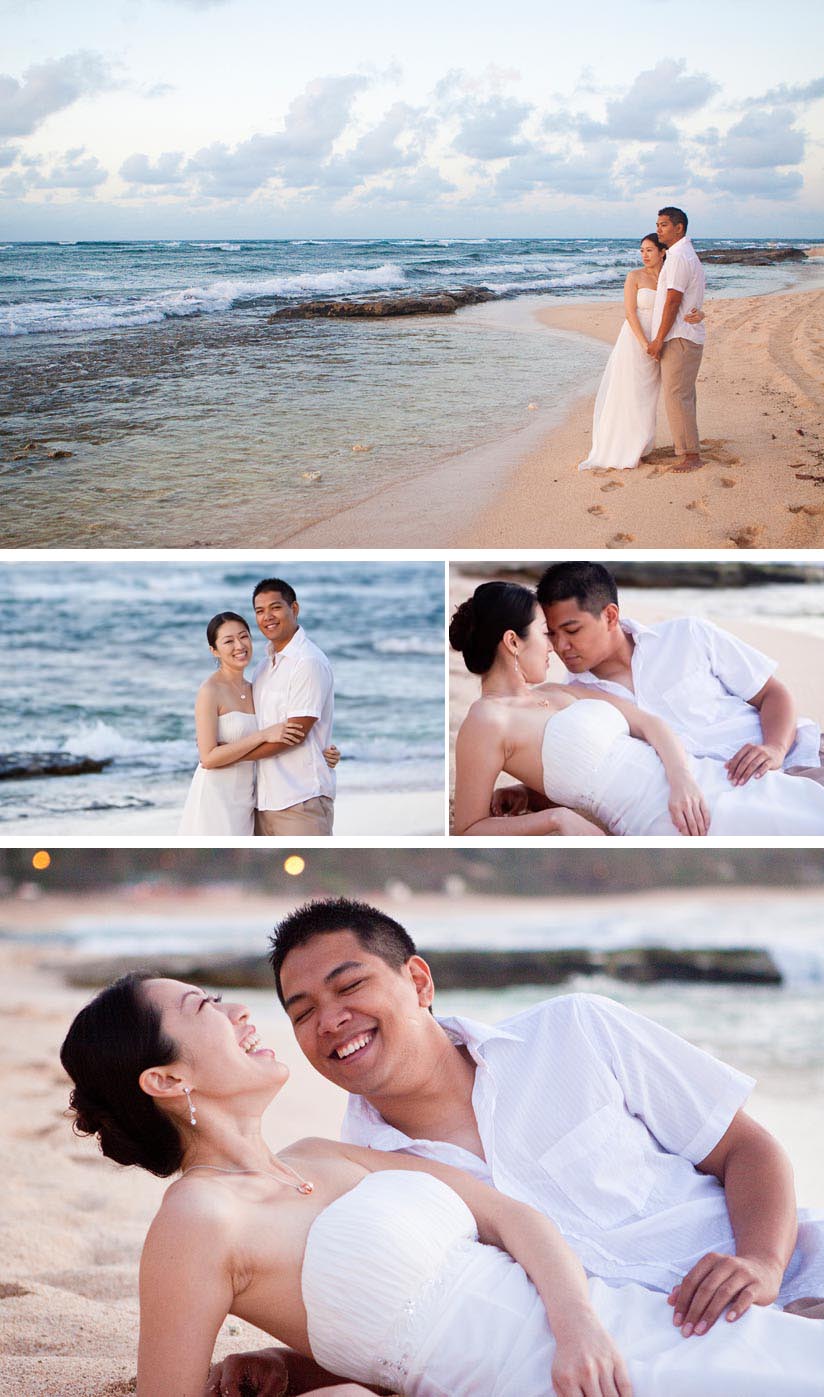 Don't Trash the Dress beach wedding photography session in Hawaii